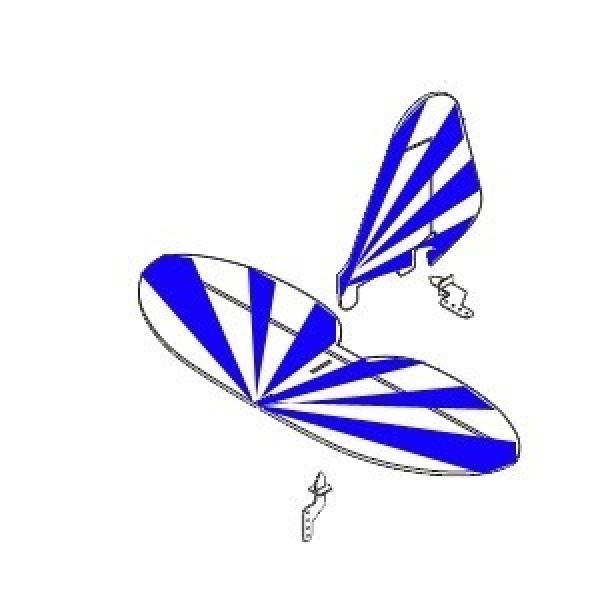 Empennage Bleu - Minium Clipped Wing - REZ-A0752-13CBL