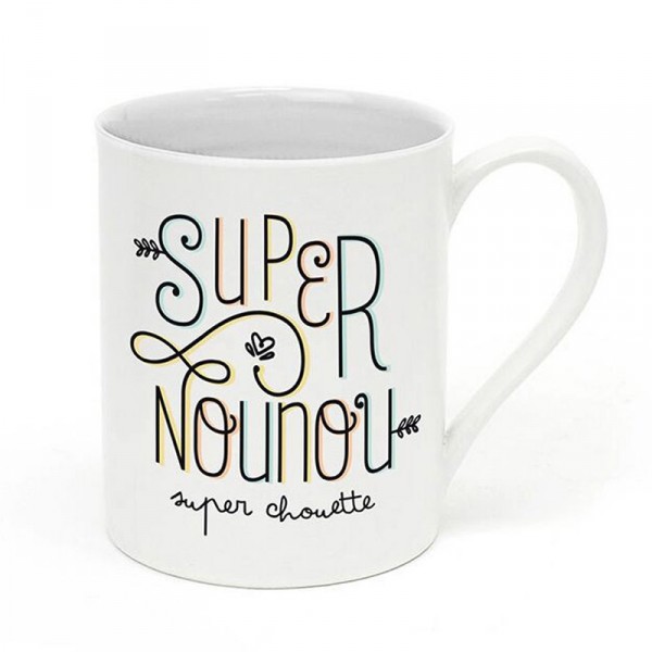 Mug : Super nounou super chouette - LabelTour-CRBMUG24