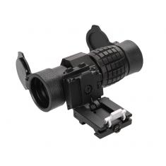 Magnifier 1-3X avec montage basculant pour point rouge