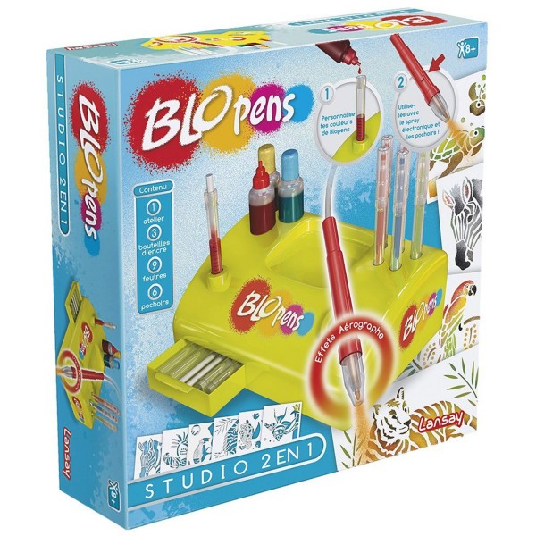 Crayons Blopens : Studio 2 en 1 - Lansay-23540