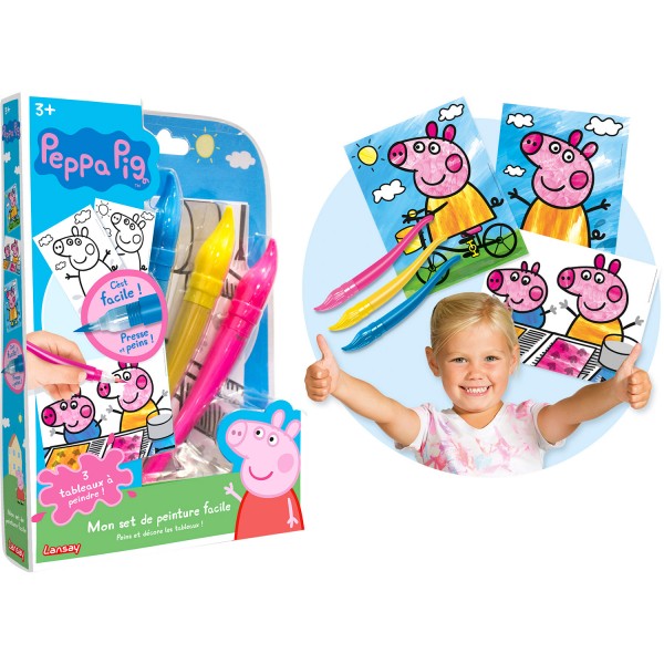 Mon set de peinture facile Peppa Pig - Lansay-20013