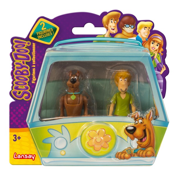 Pack de 2 figurines de collection Scooby-Doo : Samy et Scooby-Doo - Lansay-11777-1