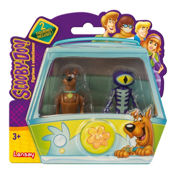 Pack de 2 figurines de collection Scooby-Doo : Scooby-Doo et monstre - Lansay-11777-6