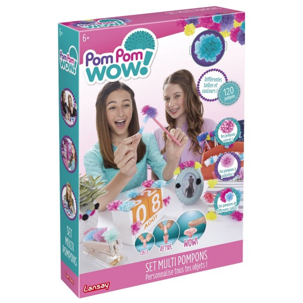 Set multi pompons Pom Pom Wow - Lansay-48537