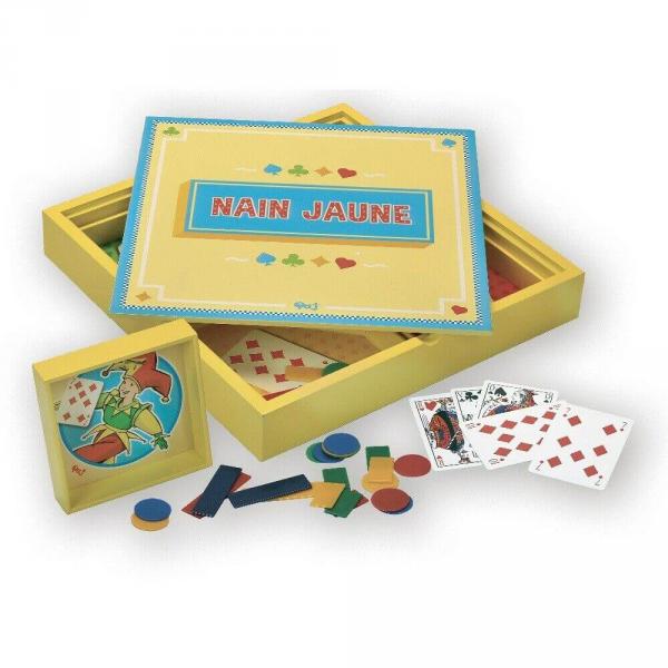 Yellow dwarf game - Wooden box - Jeujura-66320