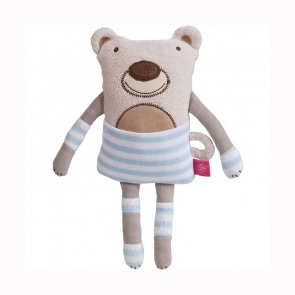 Doudou : Lil'Travelino : Ours Pedro - Lassig-LPLUSHST7012-4