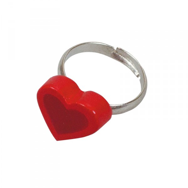Bague Coeur Rouge - Coin-28214