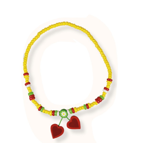 Collier 2 pendentifs : Coeur rouge - Coin-27873