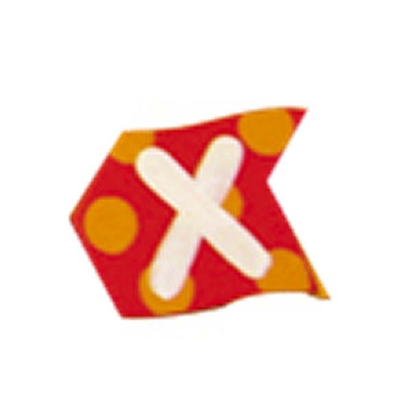 Lettre volante en bois : X - Coin-10059-X