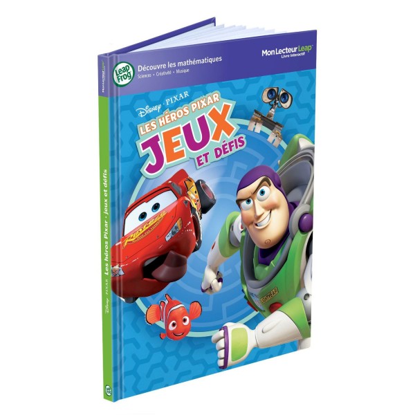 Livre LeapReader : Jeux et Défis : Les héros Pixar - LeapFrog-80870