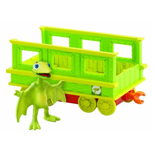 Véhicule + Figurine Dino Train : Tiny et son Wagon - LearningCurve-LC53002