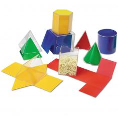 Original unfoldable geometric shapes