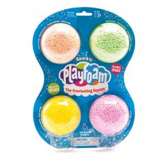 Playfoam Sparkle Foam Pack: 4 Farben