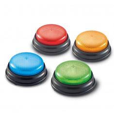 Jeu de 4 Buzzers sons et lumière 