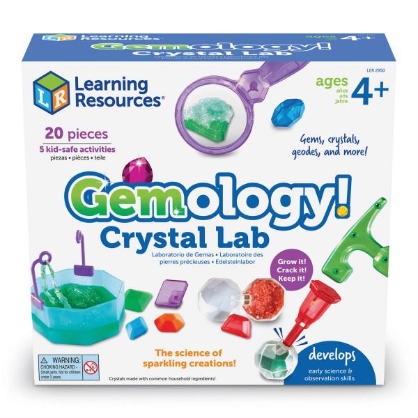 Kit de ciencias: ¡Gemología! laboratorio de cristal - LearningResources-LER2950