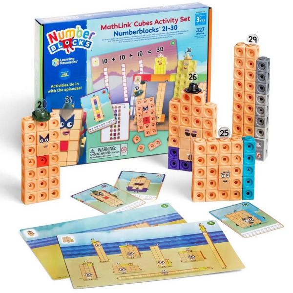 Aktivitäts-Set mit MathLink Numberblocks 21 bis 30 - HM96321-UK