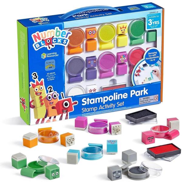 Kreativset: Numberblocks Stampoline Park Stempel - Learning-HM94563-UK