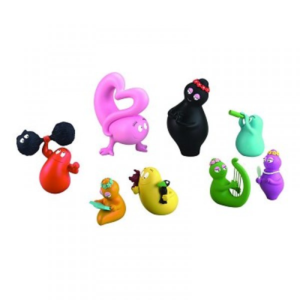 Figurines Barbapapa : Famille de 8 figurines - Leblon-5064