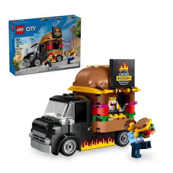 Lego City: El camión de comida de hamburguesas - Lego-60404