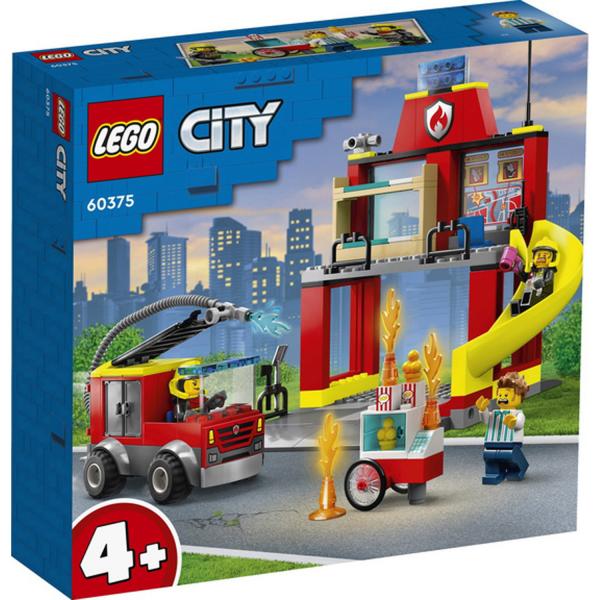 LEGO® City 60375: Estación de bomberos y camión de bomberos - Lego-60375