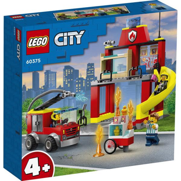 LEGO® City 60375: Feuerwache und Feuerwehrauto - Lego-60375