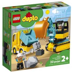 Lego Duplo: The truck and the excavator