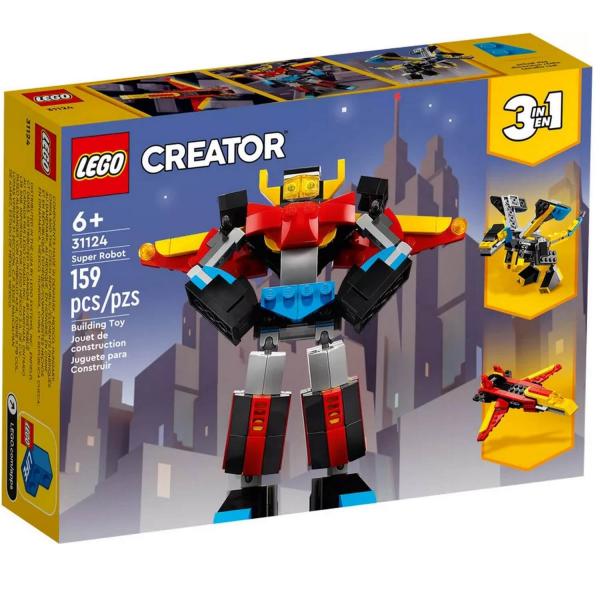 LEGO® Creator 3 en 1 31124: El súper robot - Lego-31124