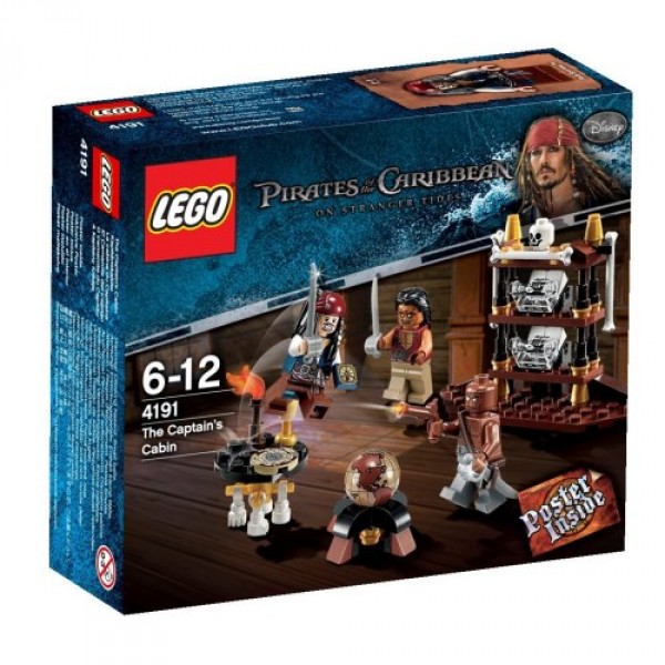 Lego 4191 - Pirates des Caraïbes : La cabine du Capitaine - Lego-4191