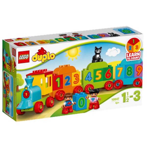 Lego 10847 : Mes premiers pas : Le train des chiffres - Lego-10847