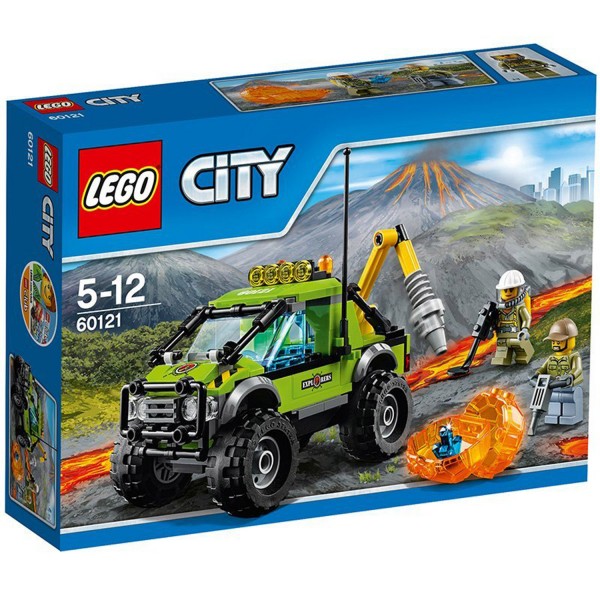 Lego 60121 City : Le camion d'exploration du volcan - Lego-60121