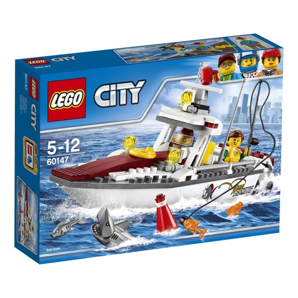LEGO® 60147 City™ : Le bateau de pêche - Lego-60147
