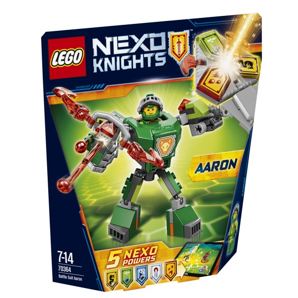 Lego 70364 Nexo Knights : Super Armure Aron - Lego-70364