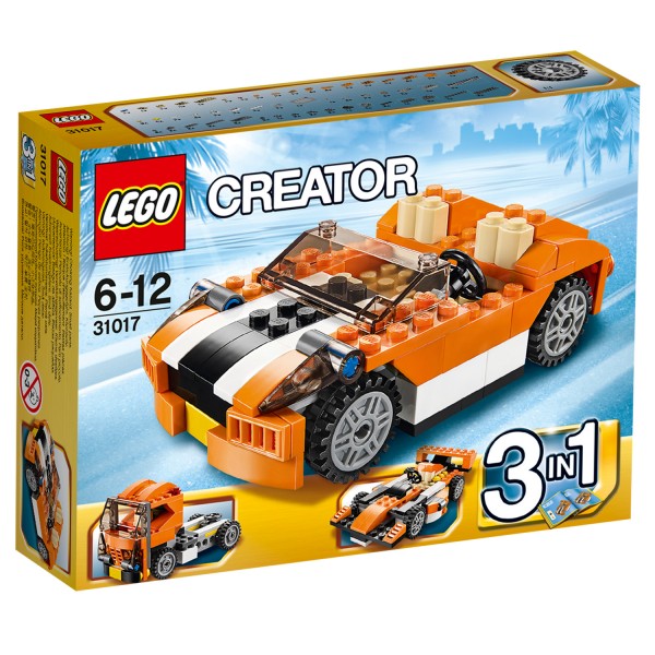 Lego 31017 Creator : La décapotable orange - Lego-31017