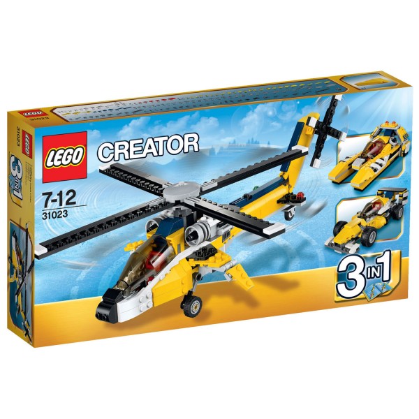 Lego 31023 Creator : Les bolides jaunes - Lego-31023