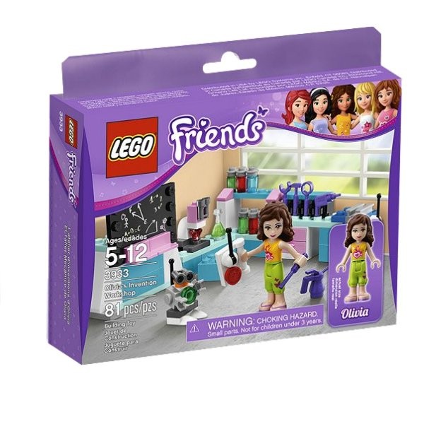 Lego 3933 - Friends : L'atelier scientifique d'Olivia - Lego-3933