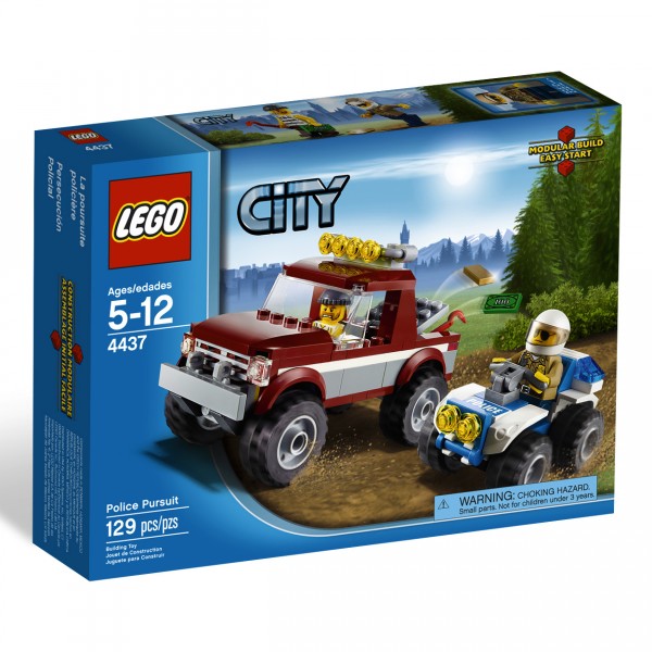 Lego 4437 City : La course poursuite en forêt - Lego-4437