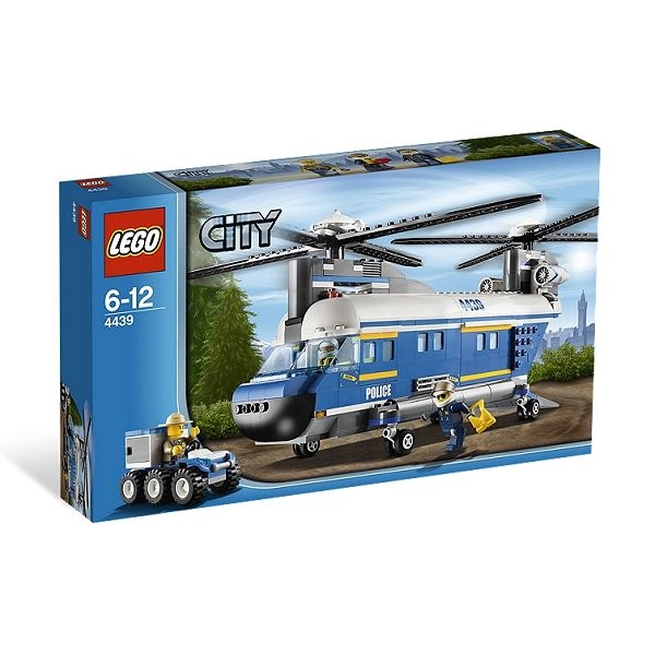 Lego 4439 City : L'hélicoptère de transport - Lego-4439