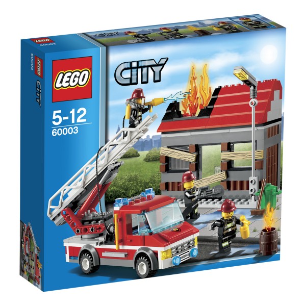 Lego 60003 City : L'intervention du camion de pompier - Lego-60003