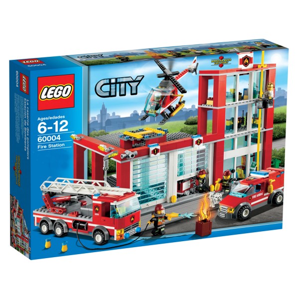 Lego 60004 City : La caserne des pompiers - Lego-60004
