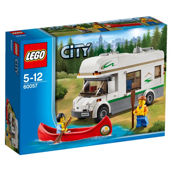 Lego 60057 City : Le camping-car et son canoë - Lego-60057