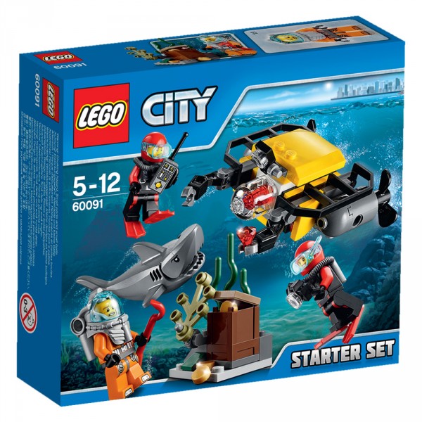 Lego 60091 City : Ensemble de démarrage sous-marin - Lego-60091