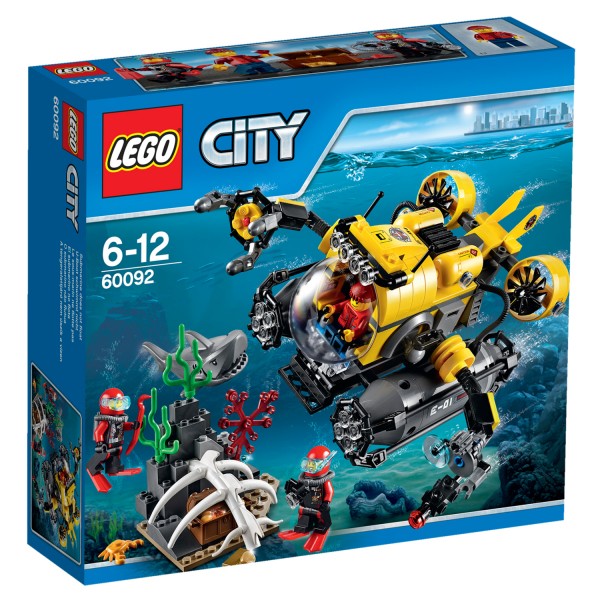 Lego 60092 City : Le sous-marin - Lego-60092