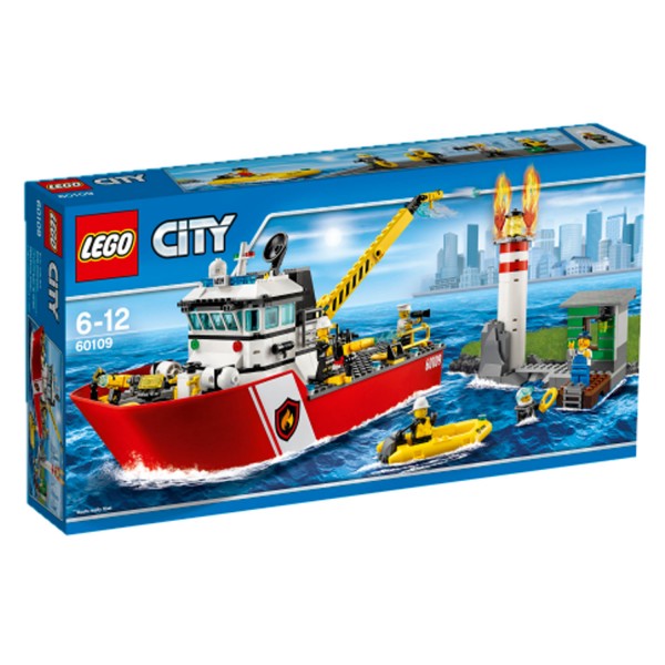 Lego 60109 City : Le bateau des pompiers - Lego-60109