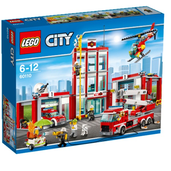 Lego 60110 City : La caserne des pompiers - Lego-60110
