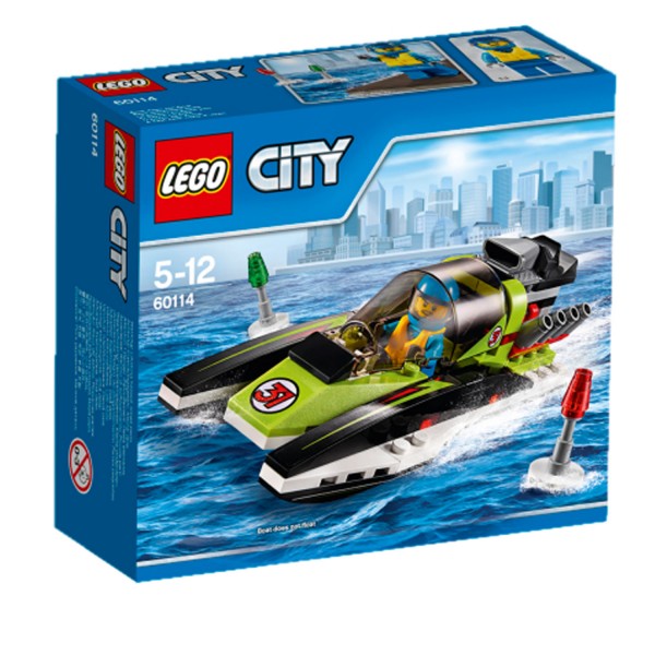 Lego 60114 City : Le bateau de course - Lego-60114