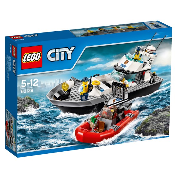 Lego 60129 City : Le bateau de patrouille de la police - Lego-60129