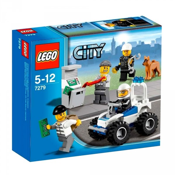 Lego 7279 City : Collection de figurines City Police - Lego-7279