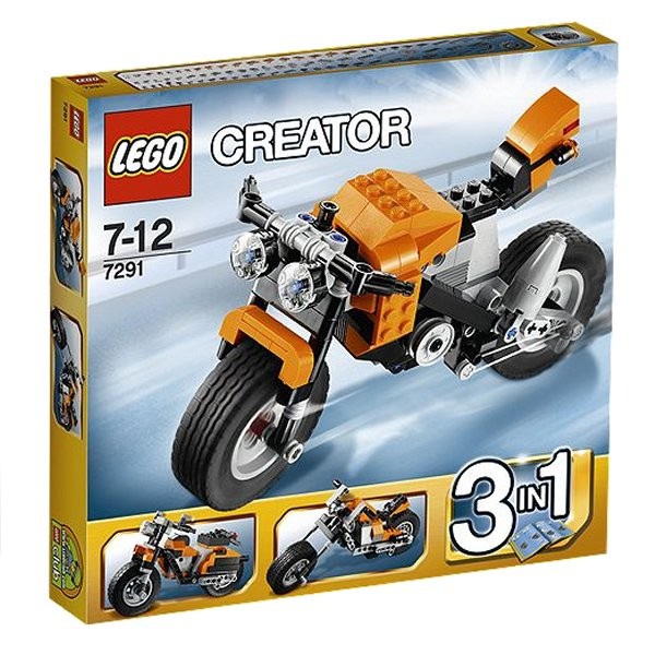 Lego 7291 Creator 3 en 1 : La moto - Lego-7291