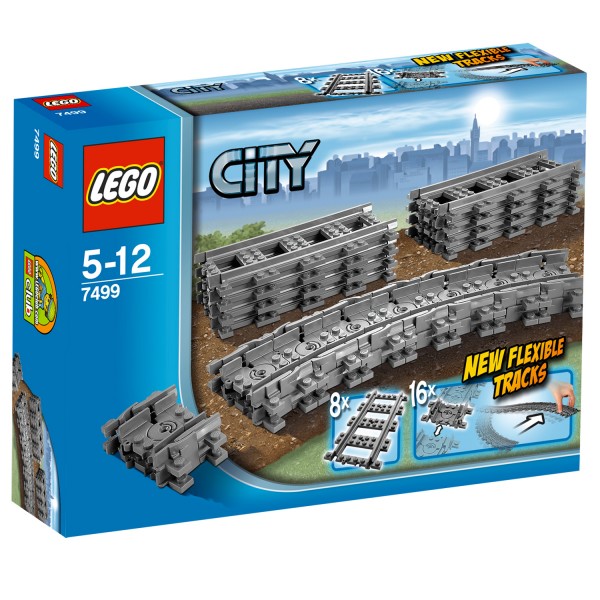 Lego 7499 City : Rails flexibles - Lego-7499