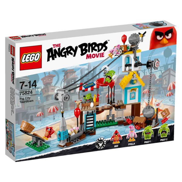 Lego 75824 Angry Birds : La démolition de Cochon Ville - Lego-75824